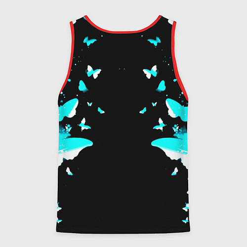 Мужская майка без рукавов Bullet for my valentine бабочки / 3D-Красный – фото 2