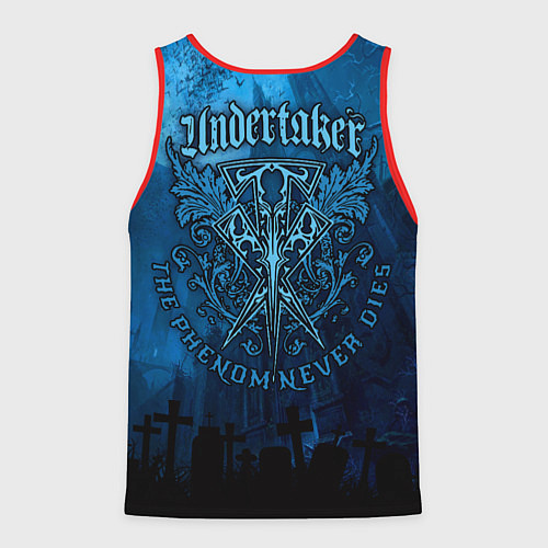 Мужская майка без рукавов Undertaker / 3D-Красный – фото 2