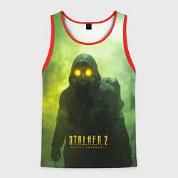 Майка-безрукавка мужская Stalker 2 ядовитый дым, цвет: 3D-красный