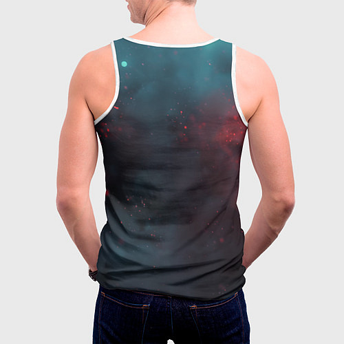 Мужская майка без рукавов Stalker 2 аномальная зона / 3D-Белый – фото 4