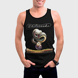 Майка-безрукавка мужская Whitesnake trouble, цвет: 3D-черный — фото 2
