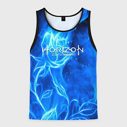 Майка-безрукавка мужская Horizon zero dawn flower, цвет: 3D-черный