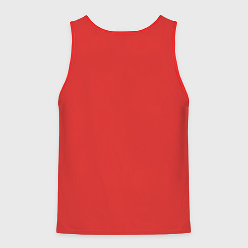 Мужская майка без рукавов Рик и Морти новогодний Рик / 3D-Красный – фото 2