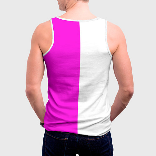 Мужская майка без рукавов The Witcher line / 3D-Белый – фото 4