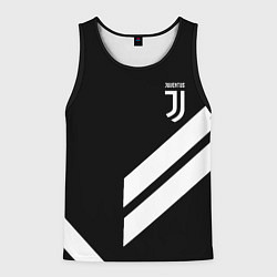 Майка-безрукавка мужская Juventus line white, цвет: 3D-черный