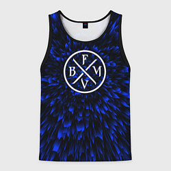 Майка-безрукавка мужская Bullet For My Valentine blue energy, цвет: 3D-черный