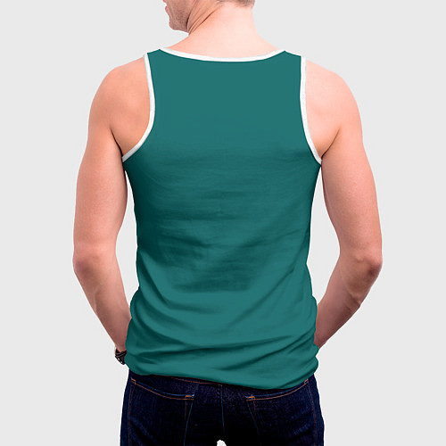 Мужская майка без рукавов Игрок 456 - Игра в кальмара / 3D-Белый – фото 4