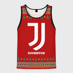 Майка-безрукавка мужская Juventus new year, цвет: 3D-черный