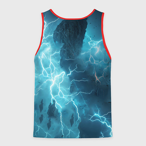 Мужская майка без рукавов S t a l k e r 2 heart of Chornobyl / 3D-Красный – фото 2