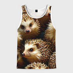 Мужская майка без рукавов Ежи