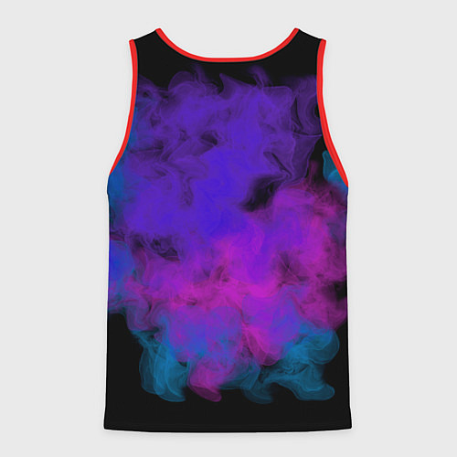 Мужская майка без рукавов In the beginning was sound / 3D-Красный – фото 2