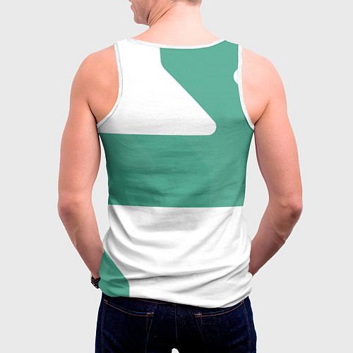 Мужская майка без рукавов Цинъи - ZZZ / 3D-Белый – фото 4