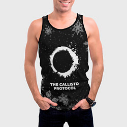 Майка-безрукавка мужская Снежный The Callisto Protocol, цвет: 3D-черный — фото 2