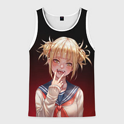 Майка-безрукавка мужская Himiko Toga league of villains, цвет: 3D-белый