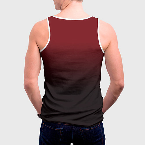 Мужская майка без рукавов Lamborghini Diablo / 3D-Белый – фото 4