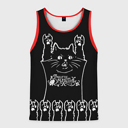 Мужская майка без рукавов Bullet For My Valentine: cat rock