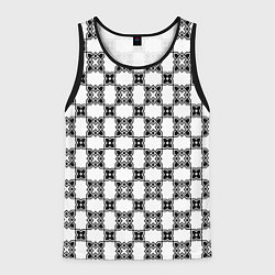 Майка-безрукавка мужская Готический орнамент, цвет: 3D-черный