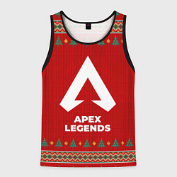 Майка-безрукавка мужская Apex Legends new year, цвет: 3D-черный