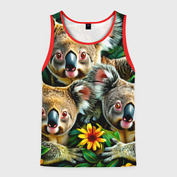 Мужская майка без рукавов Три коалы