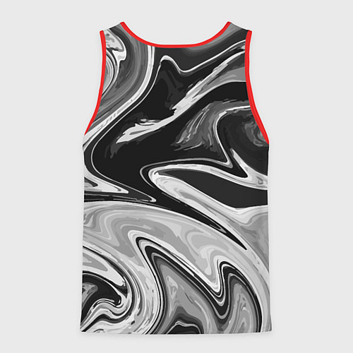 Мужская майка без рукавов Chevrolet Corvette - motorsport racing team / 3D-Красный – фото 2