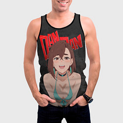 Майка-безрукавка мужская Momo Boobs, цвет: 3D-черный — фото 2