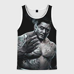 Майка-безрукавка мужская Ma Dong Seok - yakudza, цвет: 3D-белый