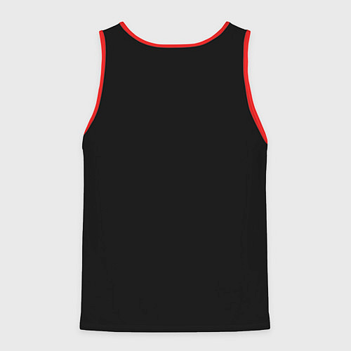 Мужская майка без рукавов Любовь милых котиков / 3D-Красный – фото 2