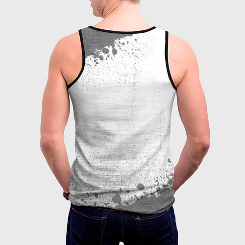 Мужская майка без рукавов Darling in the FranXX - white gradient / 3D-Черный – фото 4