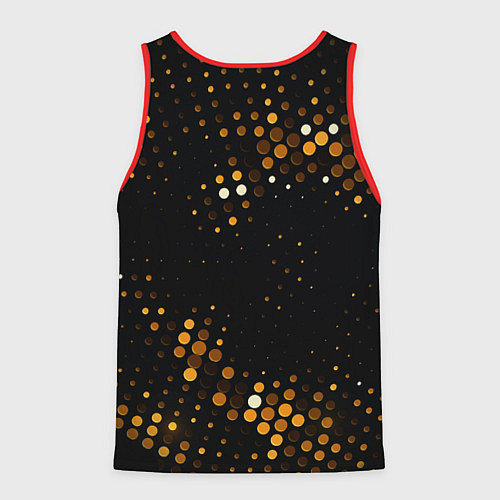 Мужская майка без рукавов Kingdom Come Deliverance 2 золотые блестки / 3D-Красный – фото 2