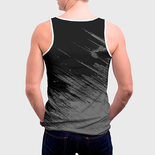 Мужская майка без рукавов Kingdom come 2 - монохромный / 3D-Белый – фото 4