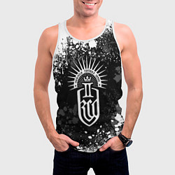 Майка-безрукавка мужская Kingdom come 2 - белые брызги, цвет: 3D-белый — фото 2