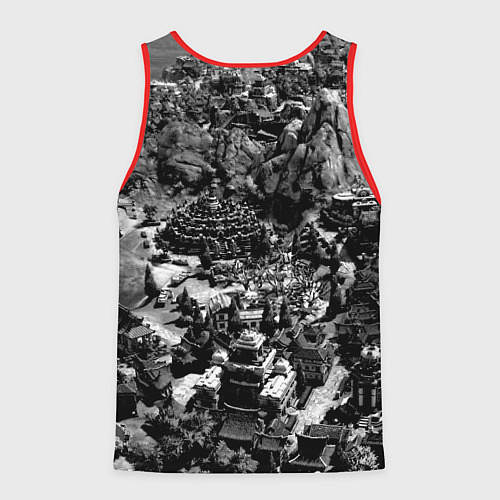 Мужская майка без рукавов Civilization VII / 3D-Красный – фото 2