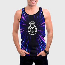 Майка-безрукавка мужская Real Madrid neon energy, цвет: 3D-черный — фото 2