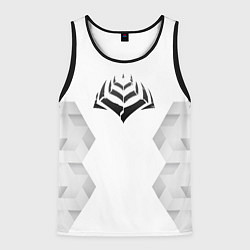 Майка-безрукавка мужская Warframe white poly, цвет: 3D-черный