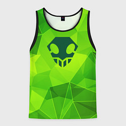 Майка-безрукавка мужская Bleach green poly, цвет: 3D-черный