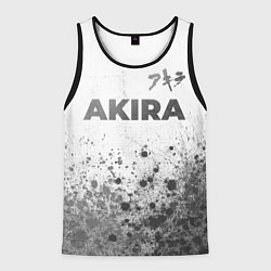 Майка-безрукавка мужская Akira - white gradient посередине, цвет: 3D-черный