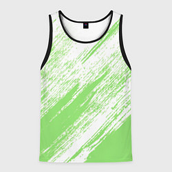 Майка-безрукавка мужская Light green, цвет: 3D-черный
