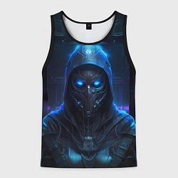 Майка-безрукавка мужская Человек в маске, цвет: 3D-черный