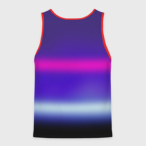 Мужская майка без рукавов Baby capybara - cyberpunk / 3D-Красный – фото 2