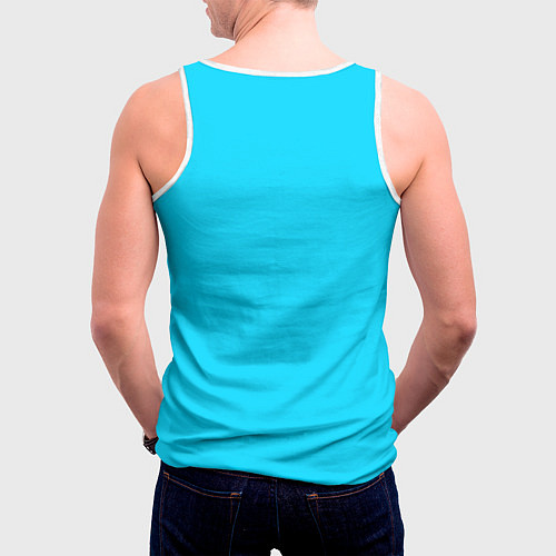 Мужская майка без рукавов NFT ape in the hood / 3D-Белый – фото 4