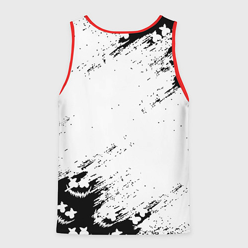 Мужская майка без рукавов Marshmello x Linkin park / 3D-Красный – фото 2