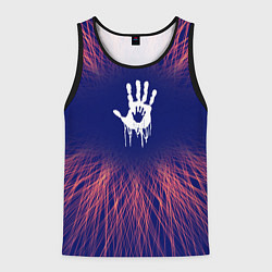 Майка-безрукавка мужская Death Stranding red energy, цвет: 3D-черный