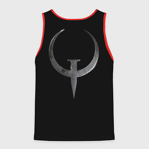 Мужская майка без рукавов Quake Champions - Nyx / 3D-Красный – фото 2