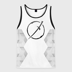 Майка-безрукавка мужская Akame ga Kill white poly, цвет: 3D-черный