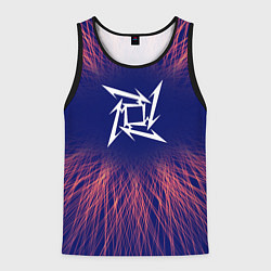 Майка-безрукавка мужская Metallica red energy, цвет: 3D-черный