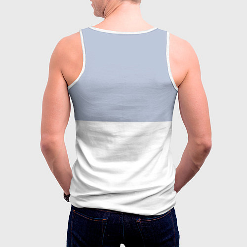 Мужская майка без рукавов Wolf Chan skzoo / 3D-Белый – фото 4