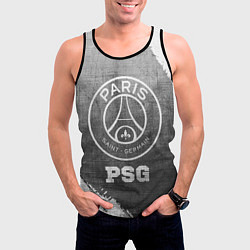 Майка-безрукавка мужская PSG - grey gradient, цвет: 3D-черный — фото 2