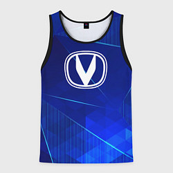 Майка-безрукавка мужская Changan blue poly, цвет: 3D-черный