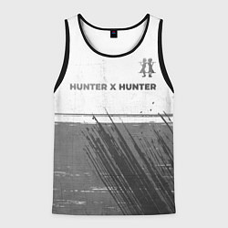 Майка-безрукавка мужская Hunter x Hunter - white gradient посередине, цвет: 3D-черный