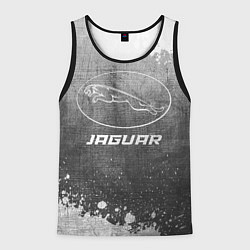 Майка-безрукавка мужская Jaguar - grey gradient, цвет: 3D-черный